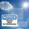 Signmission Private Driveway No Trespassing OSHA Notice Sign, Plastic, 10in W x 7in L, 2PK OS-2PACK-NS-P-710-L-17811 - alternate 2